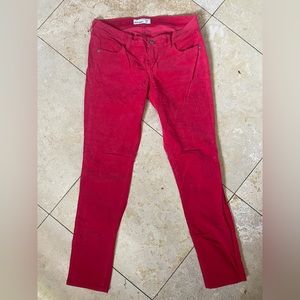 Red Corduroy Pants